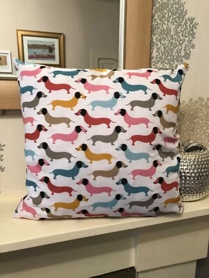 £8 • Buy Cushions Or Covers Only Pillows Handmade - Delightful Dachshunds Sausage Dogs