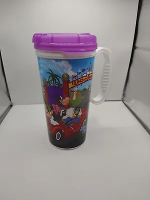 Disney World Travel Mug Mickey Minnie Mouse PURPLE/WHITE • $9.40