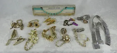 Assortment Of Vintage Sweater And Scarf Clips/slides • $5.95