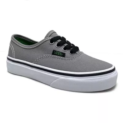 Vans Kids Authentic Grey Green (pop)  Unisex Trainers • £28.49