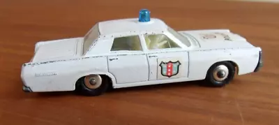 Matchbox Lesney 55D Mercury Police Car Issued 1968 55 Or 73 Base VeryGood BPW • $33