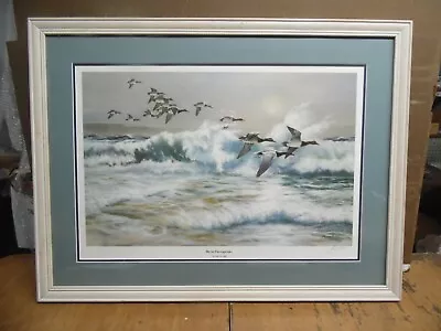 Larry Toschik On To Chesapeake - Framed Numbered Signed Print - 34x26 • $100