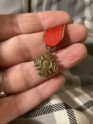 Belgium Belgian WW1 1914-1918 Albert 1 Cross Of Loyalty Veterans Medal Miniature • £10