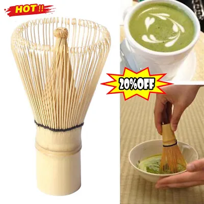 Whisk Japanese Bamboo Matcha Powder Green Kit Sauce Tools Hot Chasen Brush A9Y5 • $4.59