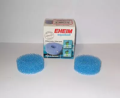 EHEIM 2616085 AQUABALL 60 130 180 2208 2210 2212  2 X BLUE CARTRIDGE FOAM • £6.99