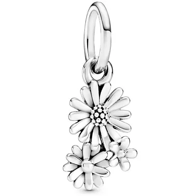 $38.95 • Buy Daisy Flower Bouquet Pandora Charm 925 Silver NEW Free Post 798819C00