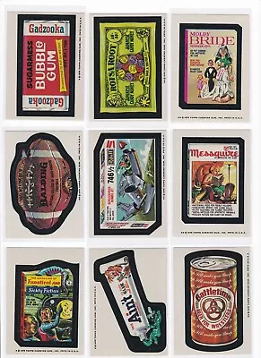 1975 Topps Wacky Packages 14th Series Complete Set 30/30 Excellent Condition • $59.95