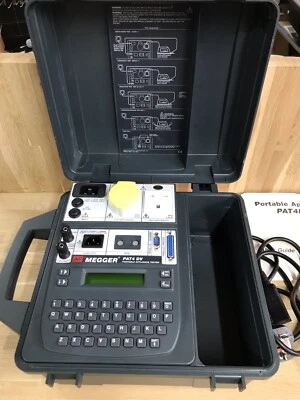 £50 • Buy AVO MEGGER PAT 4 DV With Bar Code Scanner & Earth Probe