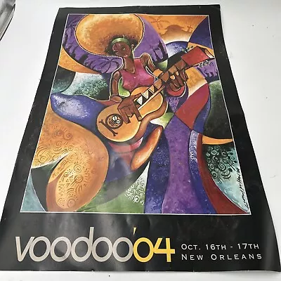 Vintage 2004 VooDoo Music Festival New Orleans Lionel Milton Street Art Poster • $29