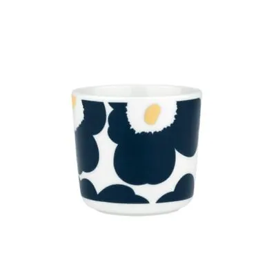 Marimekko Unikko Latte Mug 200ml Set Of 2 200ml Japan Limited Dark Blue X Gold • $71.63