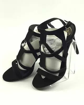 £15.50 • Buy Misguided Black Strappy Heels UK 6