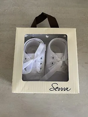 £5.99 • Buy SEVVA Baby Boys Girls Spanish Patent Shoes Occasion Christening Wear Size 4