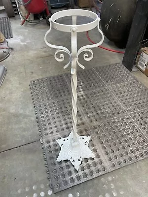 Vintage Wrought Iron Plant Stand Restored • $85