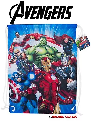 Marvel Avengers Cinch Bag- 18  Ironman Thor Captain America • $9.99