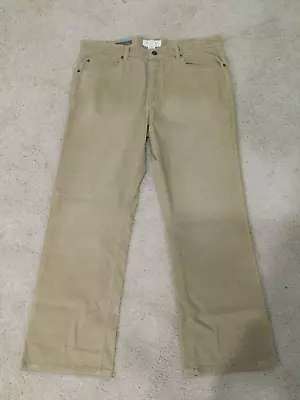 Sonoma Straight Fit Men's Size 36X30 Beige/Tan Corduroy Pants New With Tags • $17.99