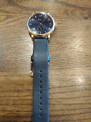 Marc By Marc Jacobs Baker Quartz  Watch MBM1329 Blue Needs Battery Replacement  • $22.95