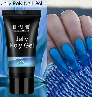 Quick Building Poly Gel Builder UV Nail Polish Jelly Extension Acrylic Kits NEW • $7.67