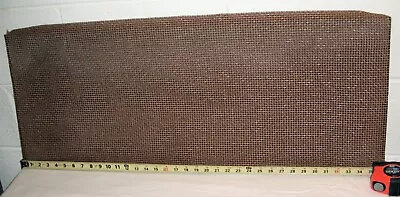 VINTAGE 1962 ANTIQUE STROMBERG-CARLSON GRILLE CLOTH SPEAKER COVER 36  X 14.5  • $29.90