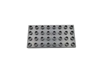 Lego® Duplo Base Plate Building Plate 4x8 8x4 DARK BLUISH GREY (DBG) • $2.75