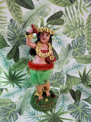 Vintage Hula Girl Nodder Dashboard Figurine Over 6” Tall Hawaiian Hawaii • $6.99
