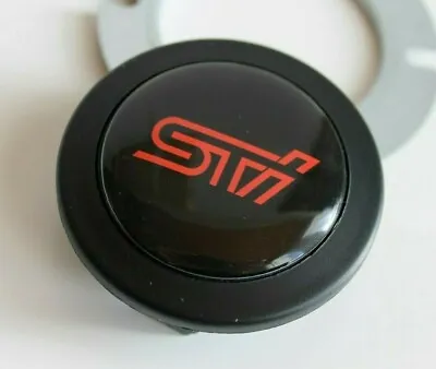 $23.19 • Buy Horn Button Fits SUBARU STI S.T.I. Badge MOMO Sparco Raid Nardi Steering Wheel 