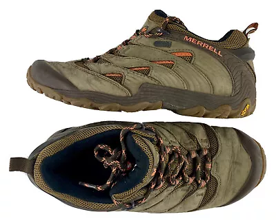 Merrell Chameleon 7 Dusty Olive Vibram Sole Waterproof Hiking Women Sz US-7.5 • $26