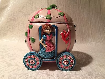 Vintage Disney Musical Cinderella Lullaby Jewelry Box By Earl Bernard • $32.50