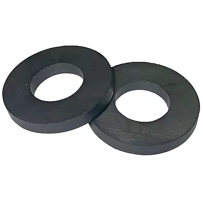 2 Pack Ceramic Ring Magnets Ferrite Strong Magnetic Material Free& Fast Shipping • $5.58