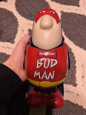Budweiser Bud Man Beer Stein Ceramic Budman Collectors Edition Vintage • $49.99