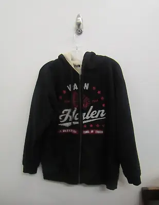 Van Halen Embroidered 2012 Tour Chief Zip Up Hoodie Jacket Men's Size M • $18