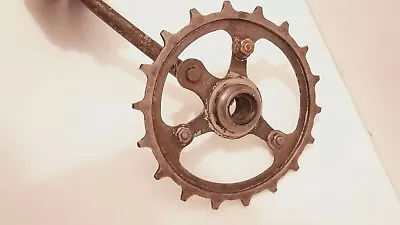 Antique Mead Cycles Sprocket Crank Hanger Yale Mead Ranger 3 Piece Motobike Bike • $100