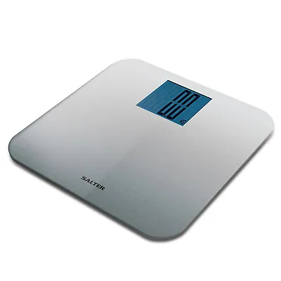 Salter Max Electronic Bathroom Scales - Silver (Damaged Packaging) • £19.99