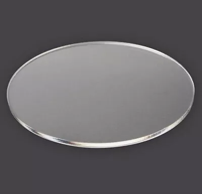 Plastic Circle Disc Round Acrylic Sheet Clear 1/4  X 10  DIAMETER • $13.95