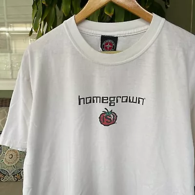 Vintage 90s Schwinn Bicycle Homegrown USA Tomato T Shirt Size XL Graphic • $50