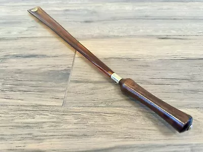 Vintage Shoe Horn 21.5” Long Made In Italy Wooden Handle • $16.95