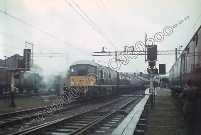 35mm ORIGINAL COLOUR SLIDE OF CLASS 24 AT NORTHAMPTON IN MARCH 1966. • £4