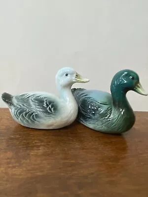 Vintage Mallard Duck Bird Salt And Pepper Shakers • $8.99