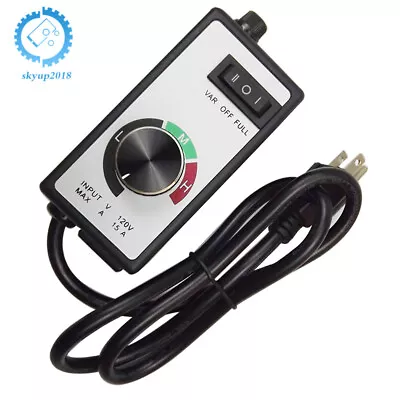 Newest For Router Fan Variable Speed Controller Electric Motor Rheostat AC 120V • $17.49