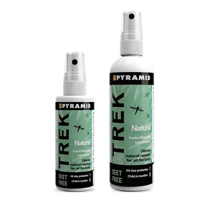 £10.99 • Buy Pyramid Trek Natural Citriodiol Insect Repellent - Mosquitoes, Midges, Sandflies