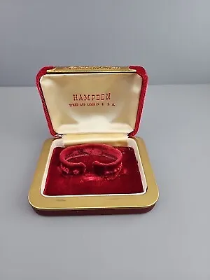 VINTAGE Hampden Presentation Watch Box Case Only  • $12.99