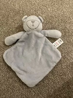 F&F Tesco Blue Teddy Bear Baby Comforter Blanket With Arms F & F Blankie Soother • £5