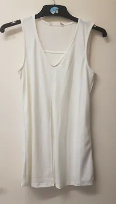 £5 • Buy BNWOT Lovely Unique Ladies Sheer Tunic Top Wrapped Back Front Slit Size 6