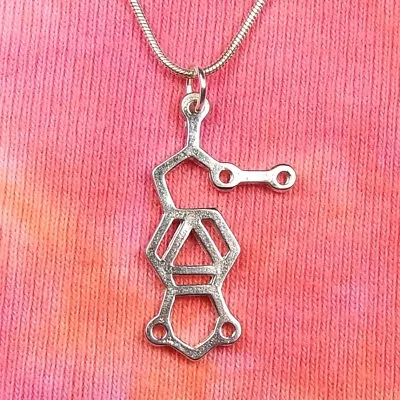 Ecstasy Molecule Necklace Or Earrings MDMA XTC House Party Festival Jewelry • $32.99