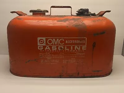 Vintage 6 Gal. OMC Outboard Motor Boat Marine GAS TANK FUEL CAN Johnson Evinrude • $65