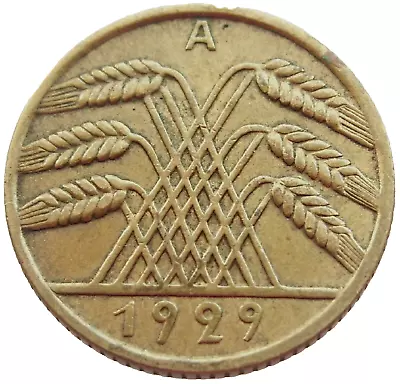 1929 A Germany 10 Reichspfennig Berlin • £3