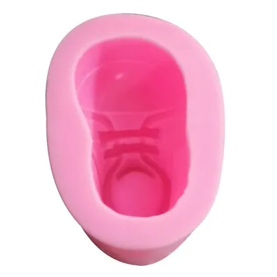 Cake Moulds Cute Baby Shoe Shaped Silicone Cake Molds Gum Chocolate Moulds • £6.90