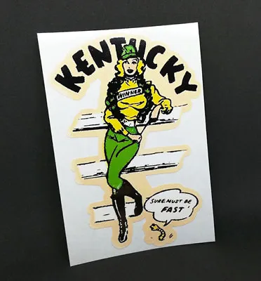 Kentucky Pin Up Vintage Style Pinup DECAL Vinyl STICKER • $4.69