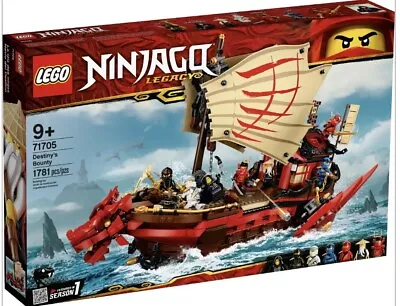 LEGO 71705 Ninjago Destiny's Bounty MINT CONDITION RETIRED BRAND NEW SEALED • $329.99