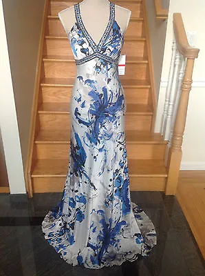 New FAVIANA 6931 Multi Color Long Prom Formal PAGEANT DRESS GOWN Size 2  • $89.99