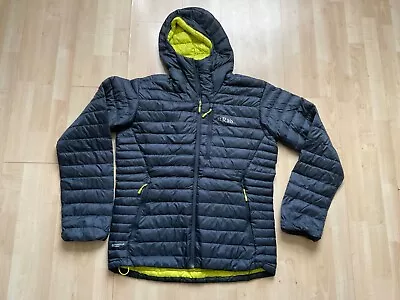 RAB Mens Microlight Alpine Hooded Down Jacket L • £75